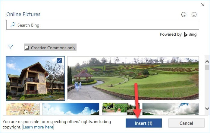 การแทรกและจัดการรูปภาพใน Microsoft Word 2016