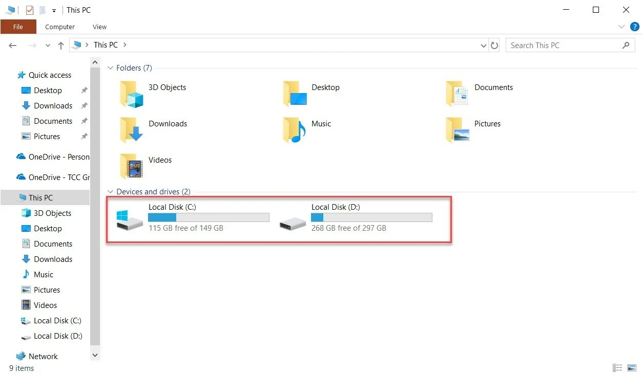 ขั้นตอนการเคลียร์ขยะในฮาร์ดดิสก์