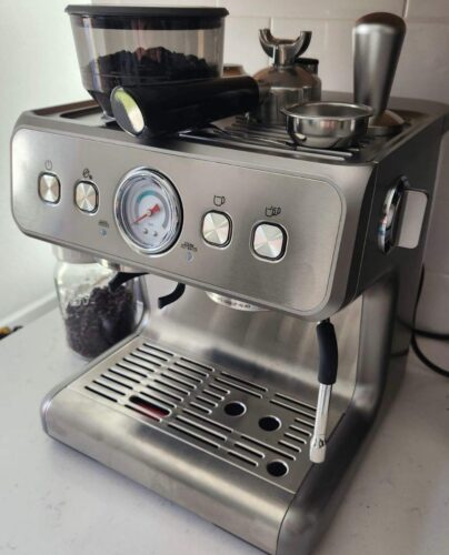 Joy Pebble: 15 Bar Espresso Machine for Rich Crema & Creamy Lattes photo review