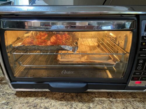 Oster Toaster Oven | Digital Convection Oven, Large 6-Slice Capacity, Black/Polished Stainless photo review
