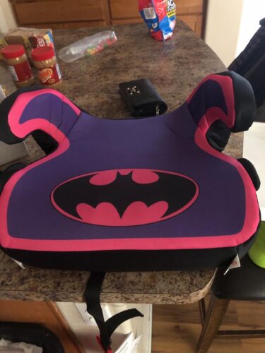 KidsEmbrace Backless Booster Car Seat, DC Comics Batgirl photo review