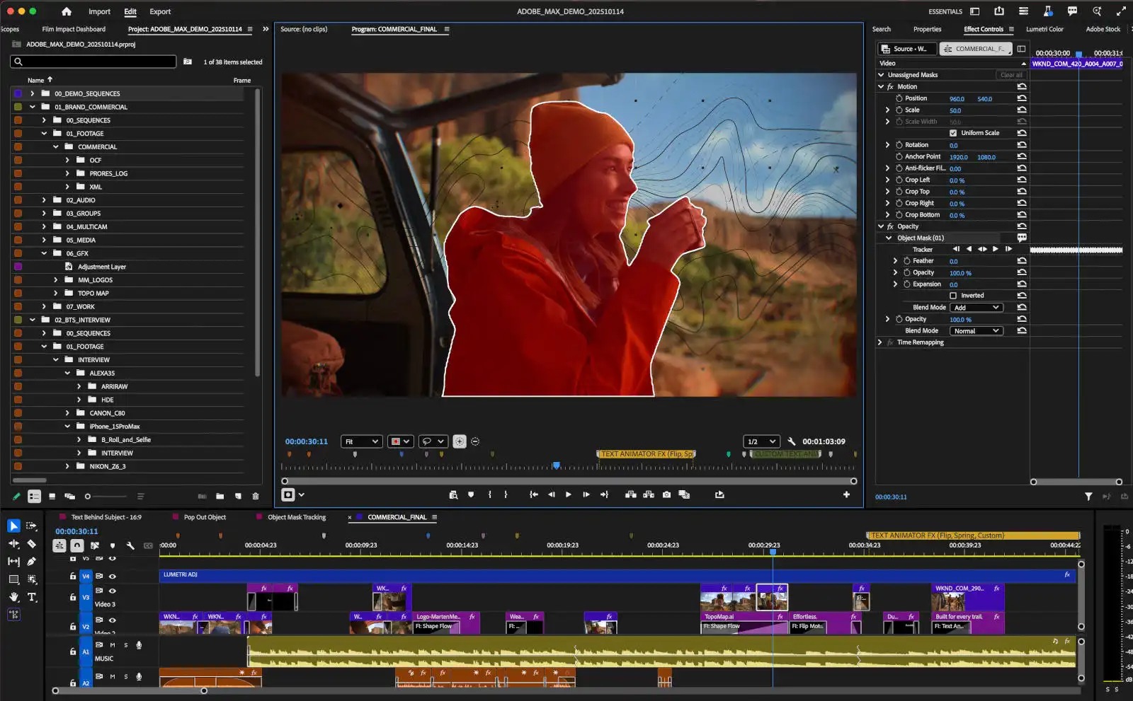 Adobe จัดเต็ม! เปิดตัว AI Object Mask ใน Premiere Pro ใช้ง่ายแค่คลิกเดียว พร้อมอัปเดต After Effects ครั้งใหญ่