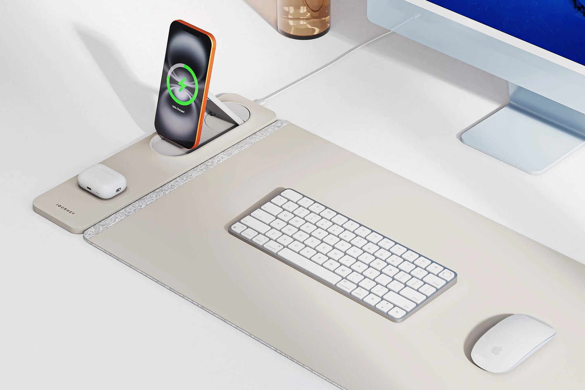 รีวิว Journey ALTI Lift แผ่นรองโต๊ะสุดพรีเมียม ชาร์จไร้สาย Qi2 แรง 15W ปรับองศาได้ตามใจสั่ง