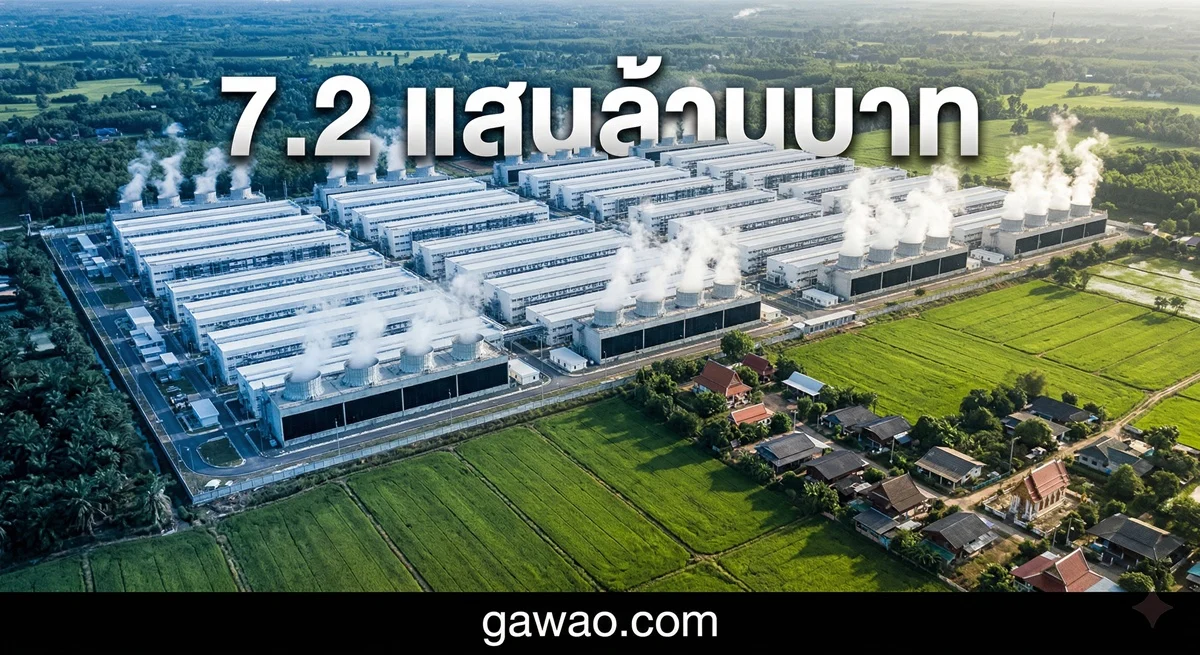 Data Center บูมในไทย 7.2 แสนล้าน! แต่ปัญหา "น้ำ" และ "ไฟฟ้า" กำลังตามมา