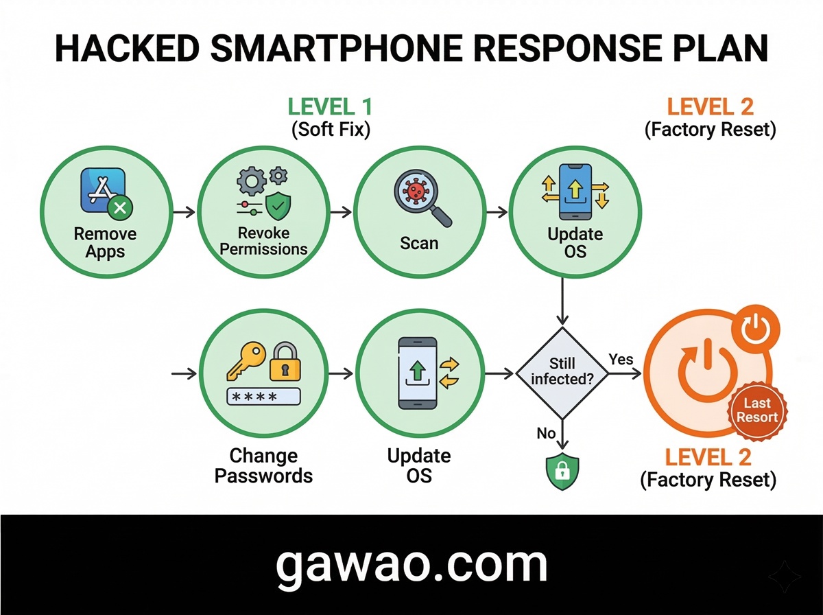 วิธีตรวจสอบว่าสมาร์ทโฟนของคุณถูกแฮกหรือมีสปายแวร์หรือเปล่า 5 วิธีตรวจสอบว่าสมาร์ทโฟนของคุณถูกแฮกหรือมีสปายแวร์หรือเปล่า