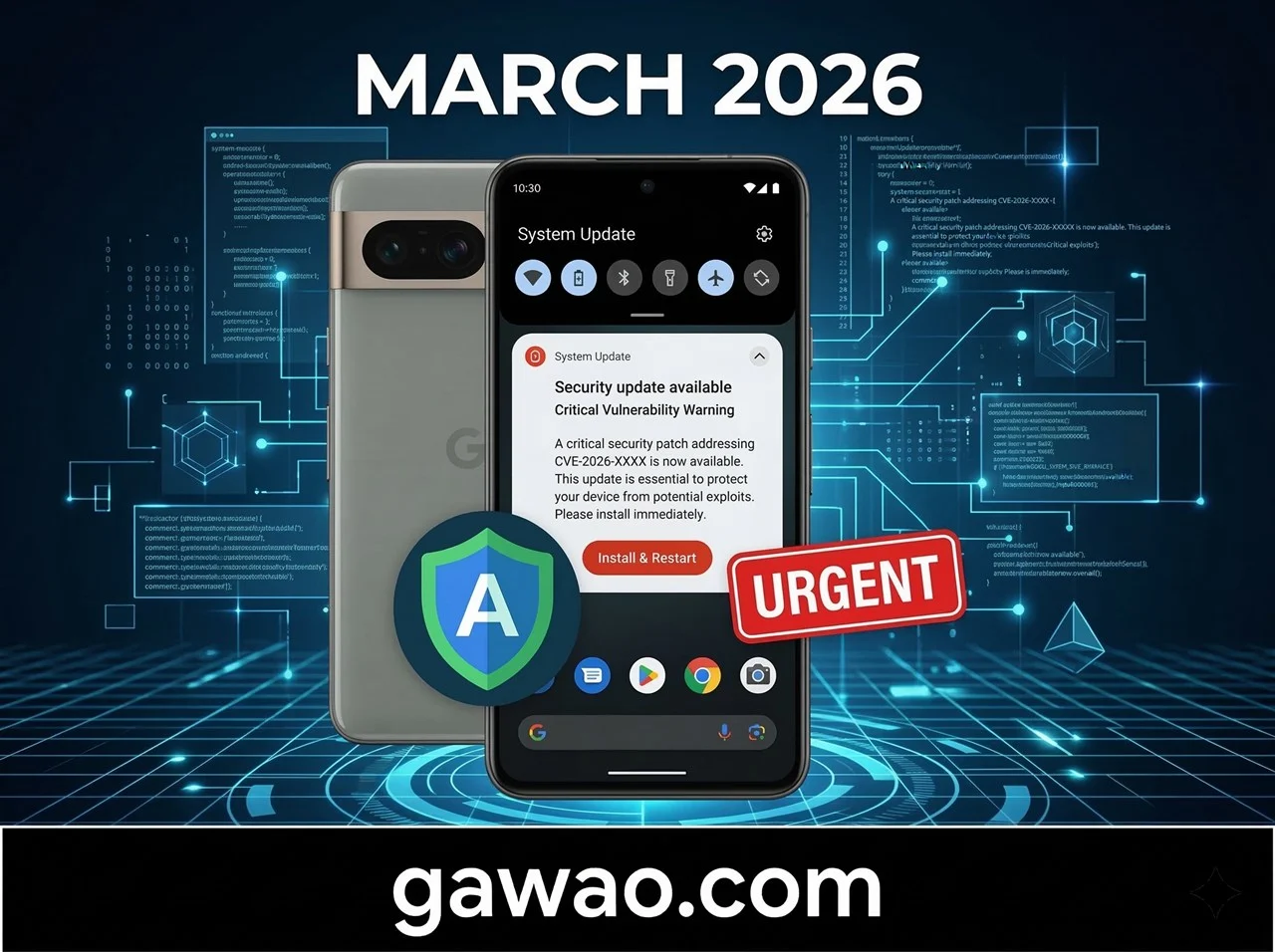 Google Pixel อัปเดต Security Patch มีนาคม 2026 — แก้ช่องโหว่ 129 รายการ รวม Zero-Day ที่กำลังถูกใช้โจมตีจริง